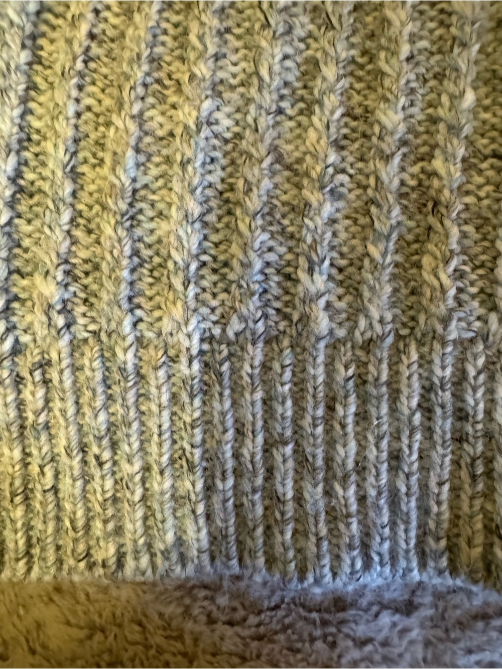 Banana Republic Heather Gray Ribbed Turtleneck Sweater - Picture 4 of 5